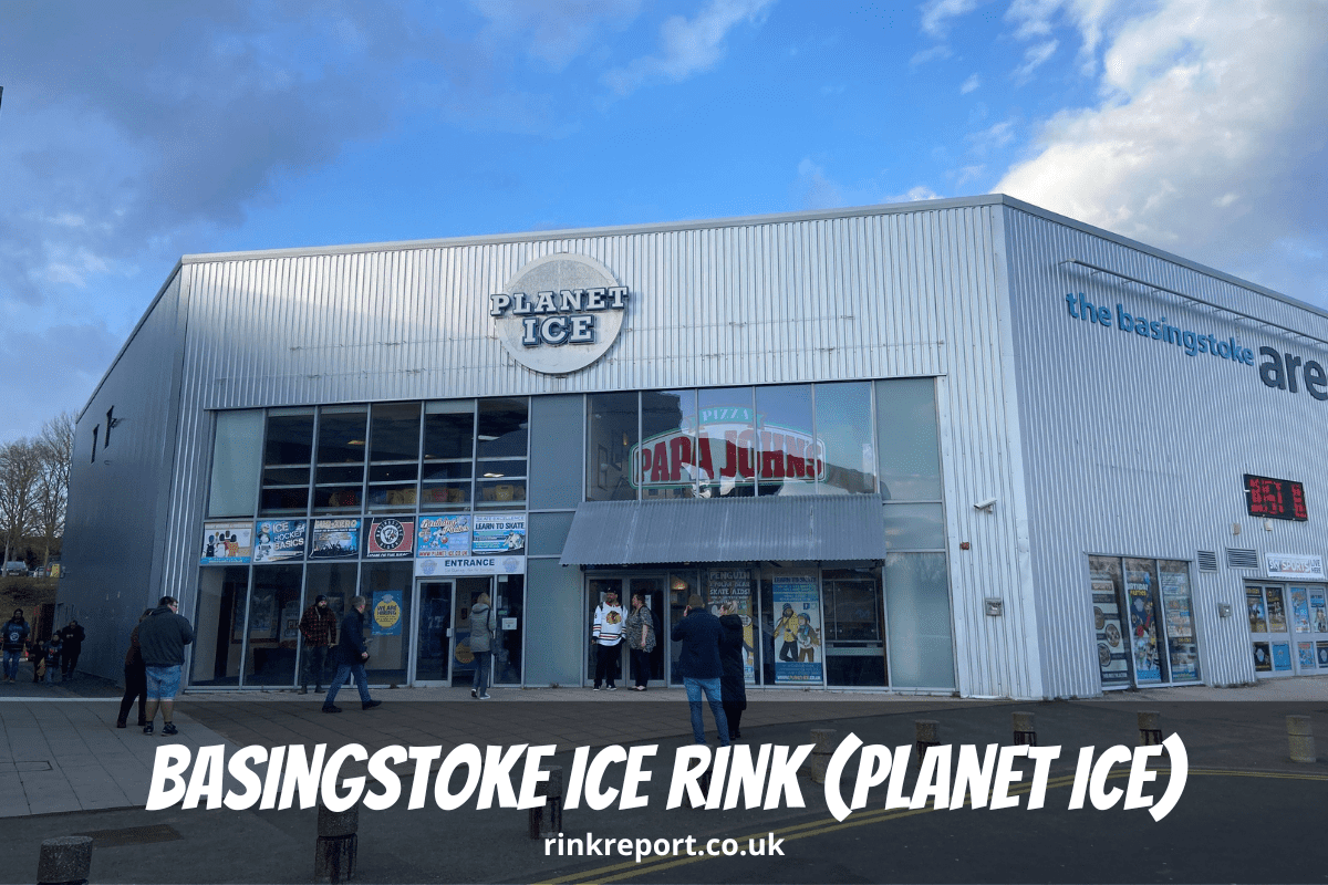 Basingstoke ice rink planet ice england uk hockey entrance to arena
