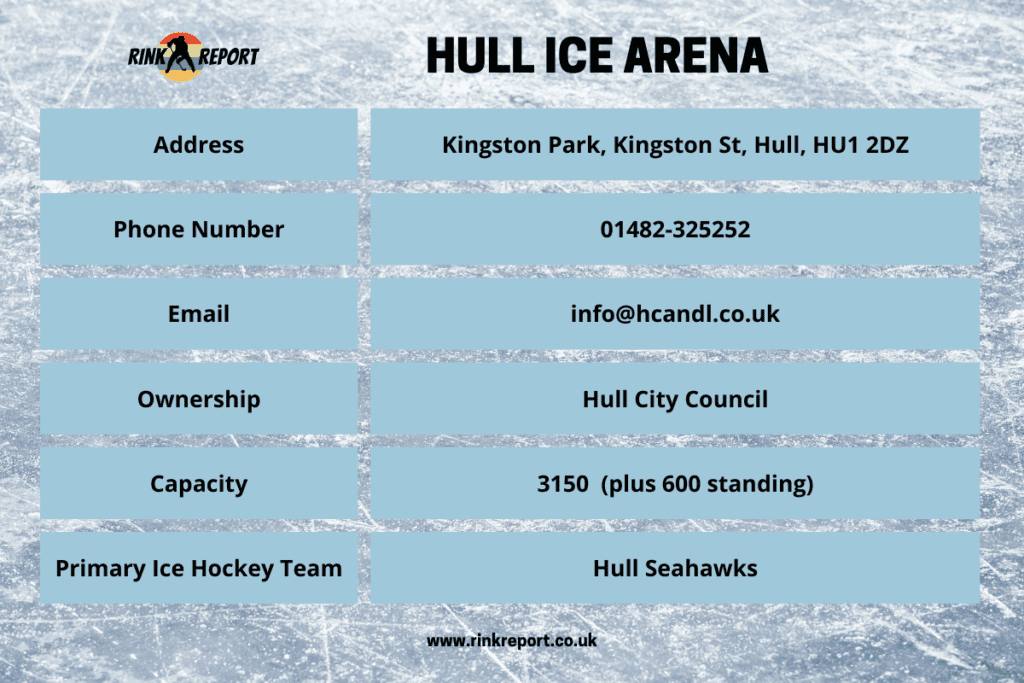 Hull ice rink arena england uk hockey skating