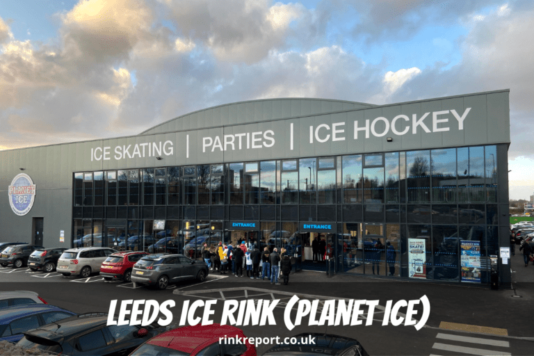 Leeds ice rink planet ice england uk hockey entrance to arena