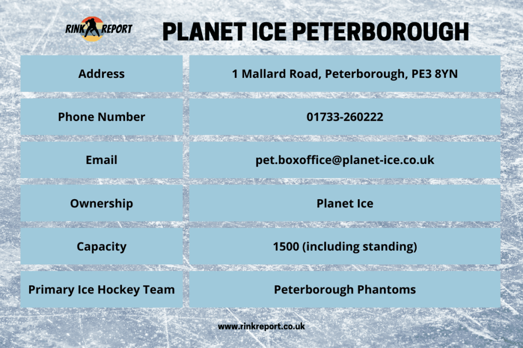 Peterborough ice rink planet ice england uk hockey skating