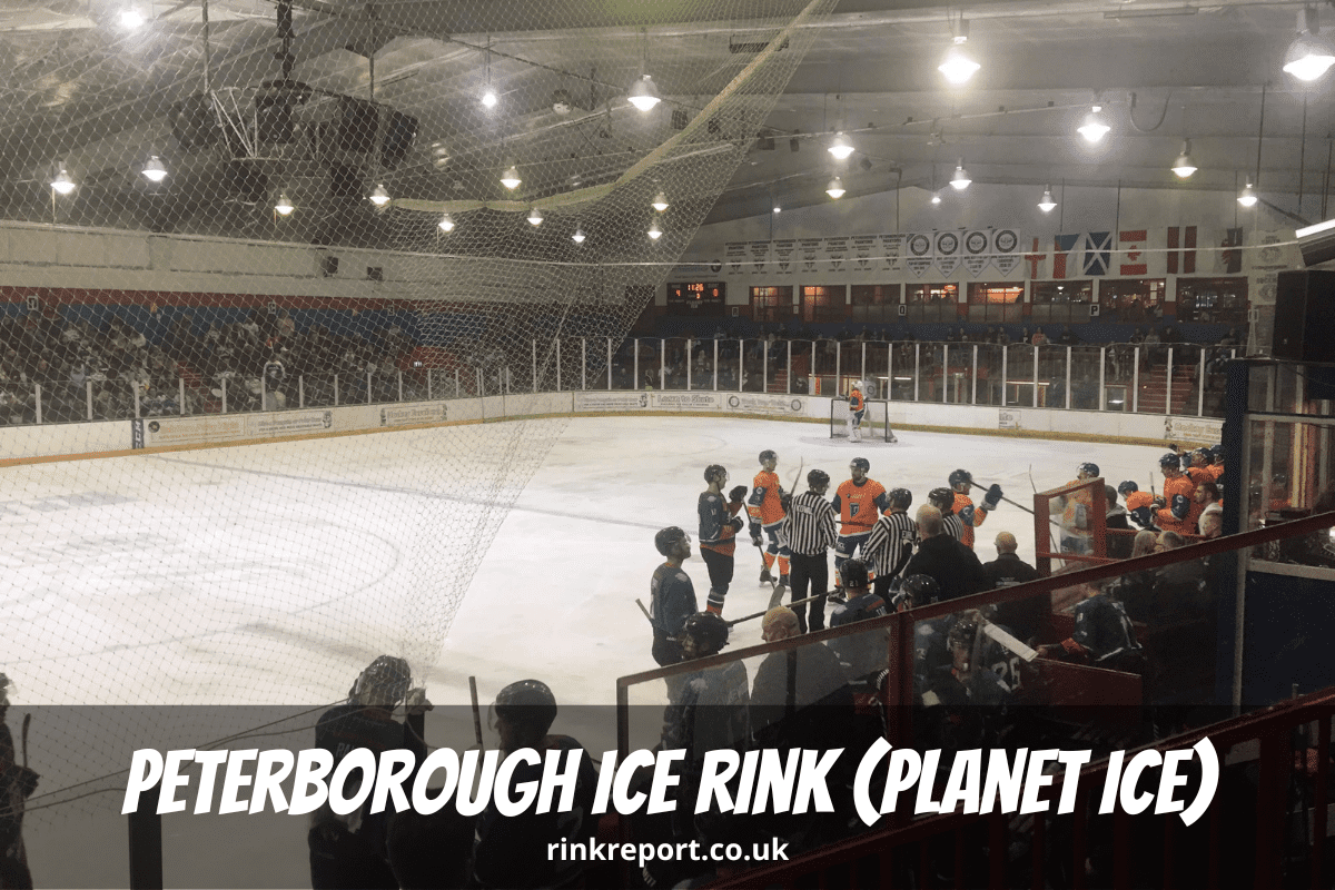 Peterborough ice rink planet ice england uk hockey game bison vs phantoms