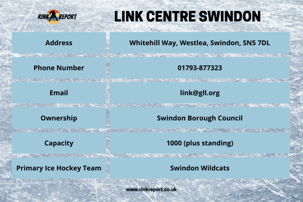 Swindon ice rink link centre england uk hockey skating